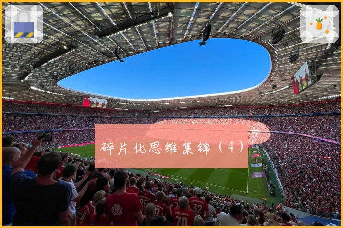 碎片化思维集锦(4)